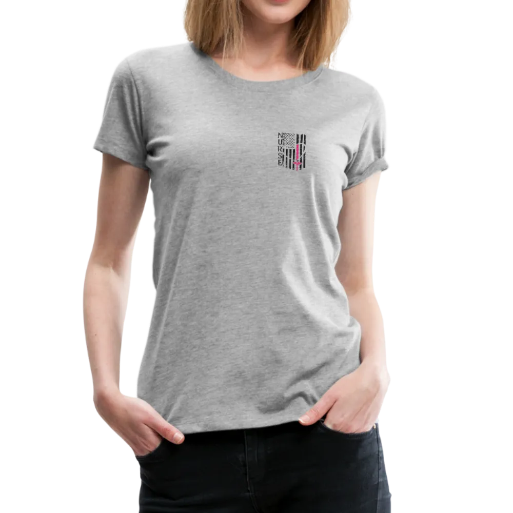 Nurse Flag Women’s Premium T-Shirt (CK1312)
