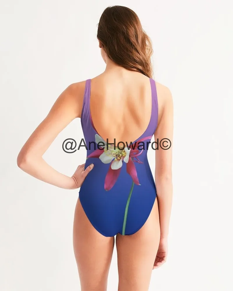 One Flower Women's One-Piece Swimsuit