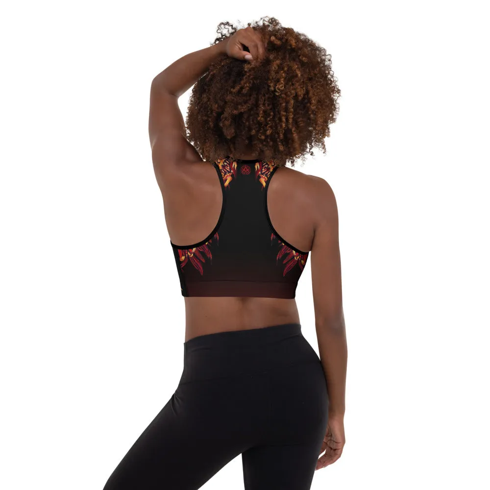 Passions Ombre Padded Sports Bra