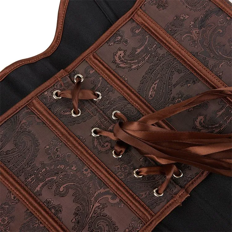 Plus Size Women's Sexy Halter Corset Overbust Gothic Backless Bustiers