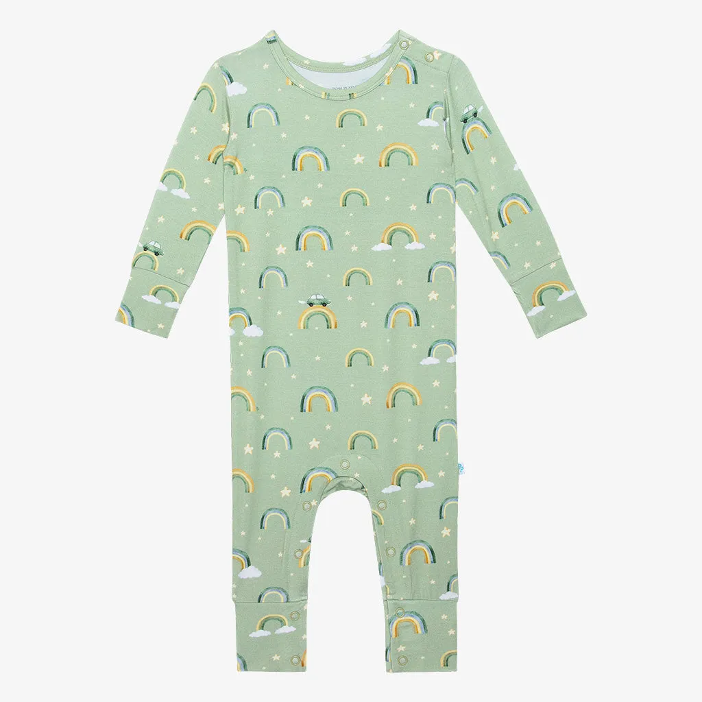 Posh Peanut Desean L/S Basic Romper