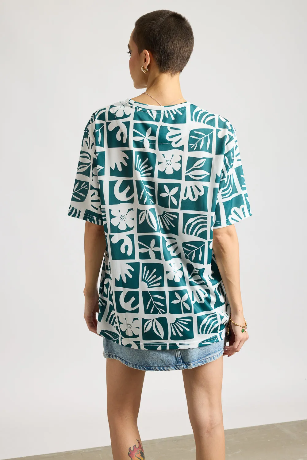 Printed Women's T-Shirt - Patterned Paradise
