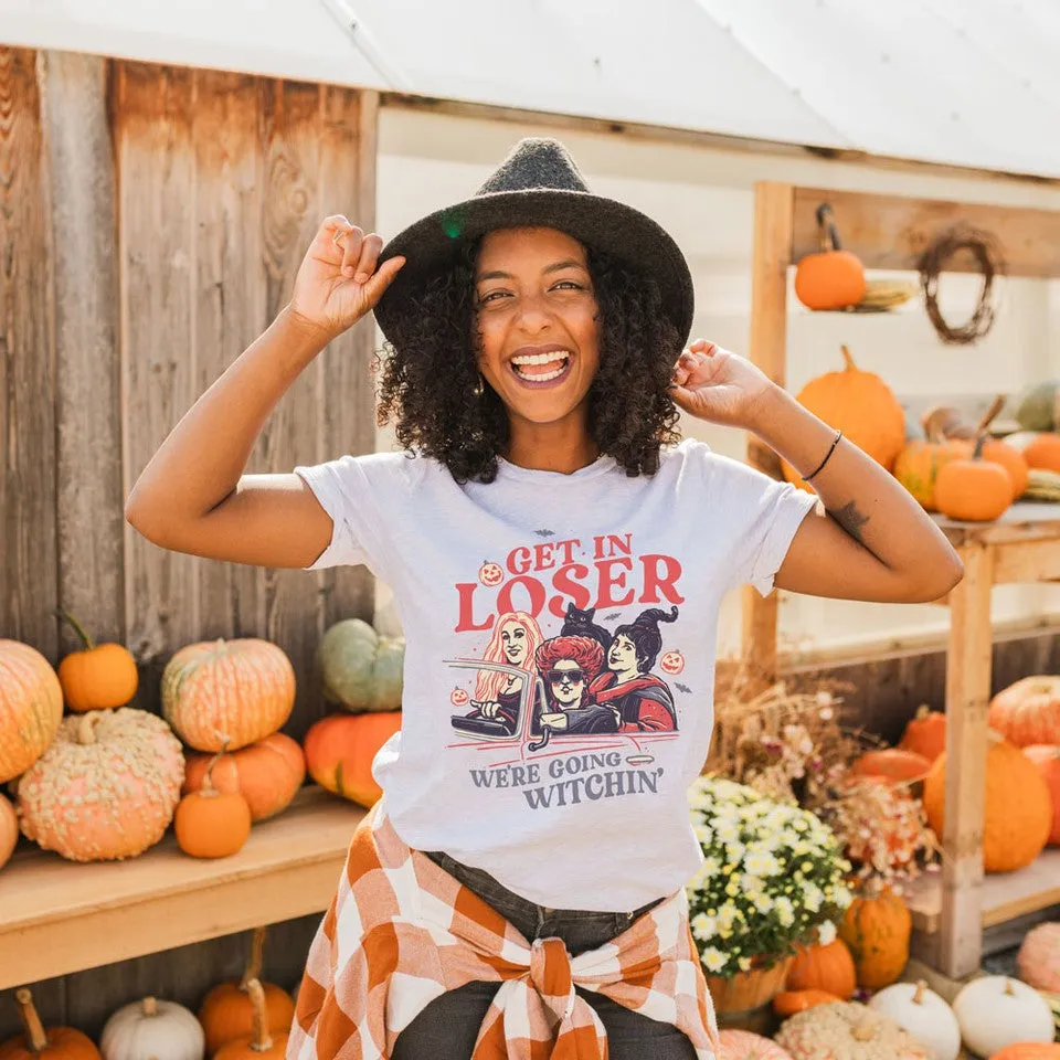 "Get in Loser" Hocus Pocus Witch Tee - Unisex Shirt