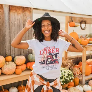 "Get in Loser" Hocus Pocus Witch Tee - Unisex Shirt