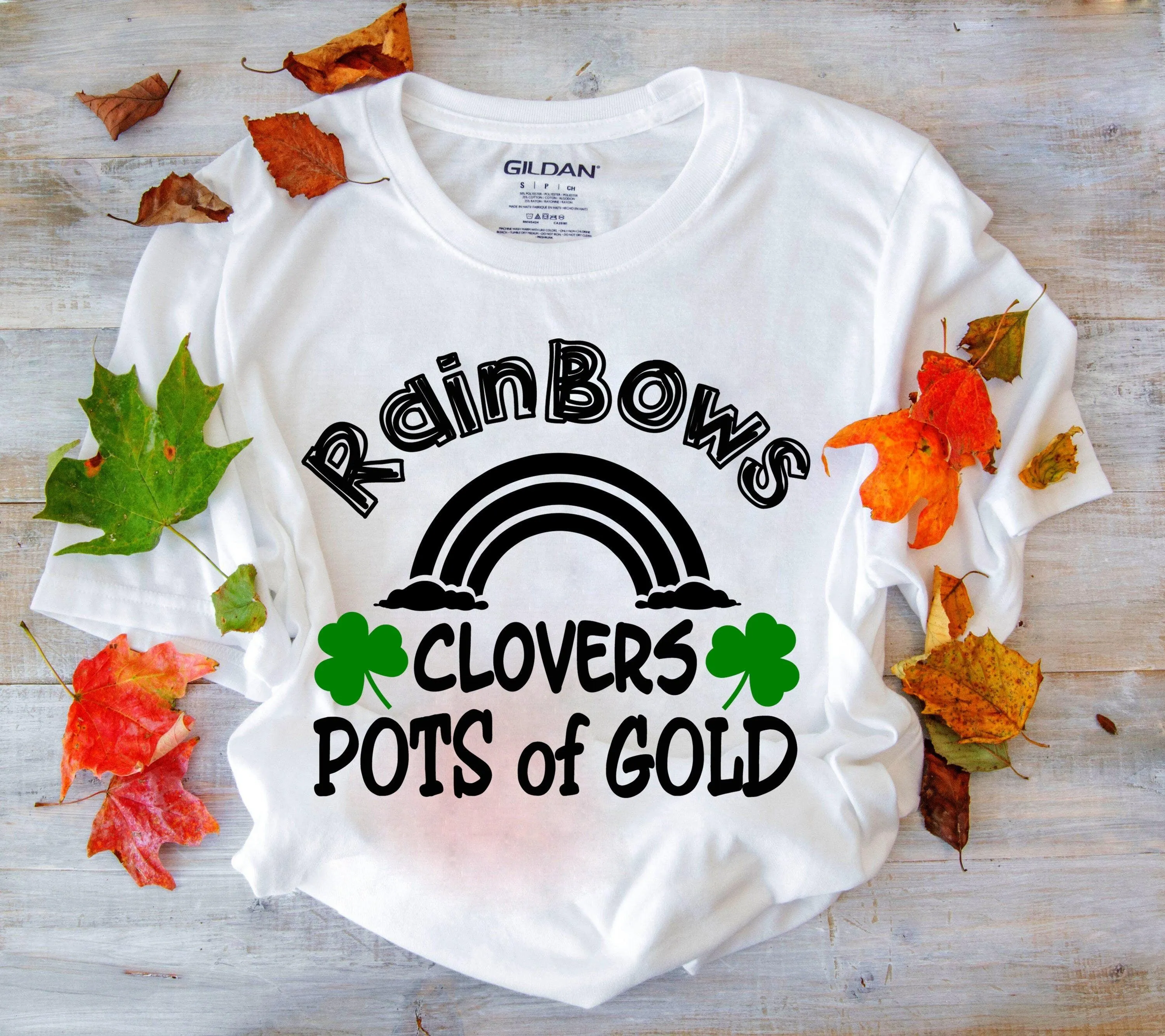Rainbows Clovers Pots Of Gold T-Shirts