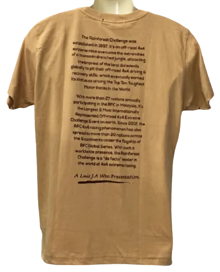 RFCR S 19-02 KHAKI RFC TEE - T-shirt / RainForest Challenge Edition