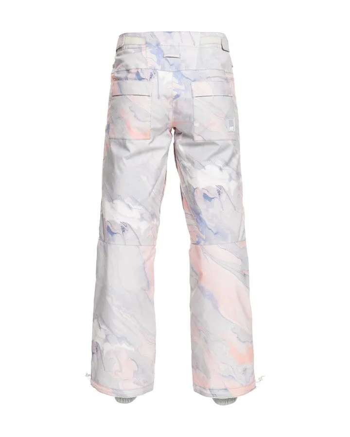 Roxy Chloe Kim Womens Snow Pant - Gray Violet Marble - 2023
