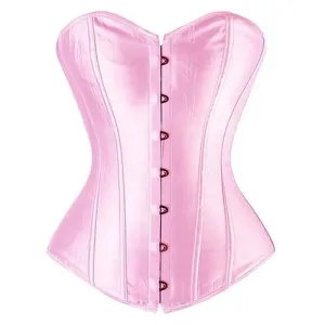 S Overbust Corset Plus Size Sexy Corselet Corsets and Bustiers Tops Red Black Pink Purple White Gothic Lingerie Women