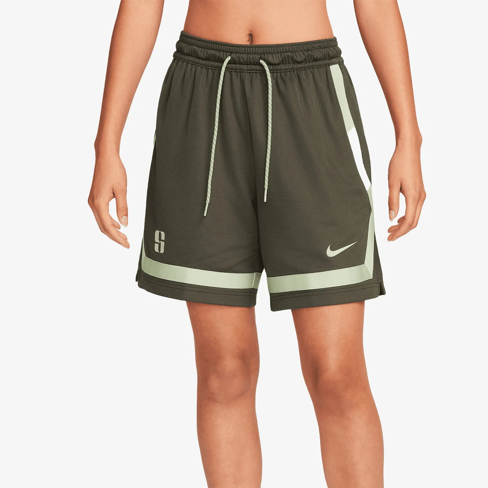 Sabrina Dri-FIT Women's Mesh Shorts - Khaki