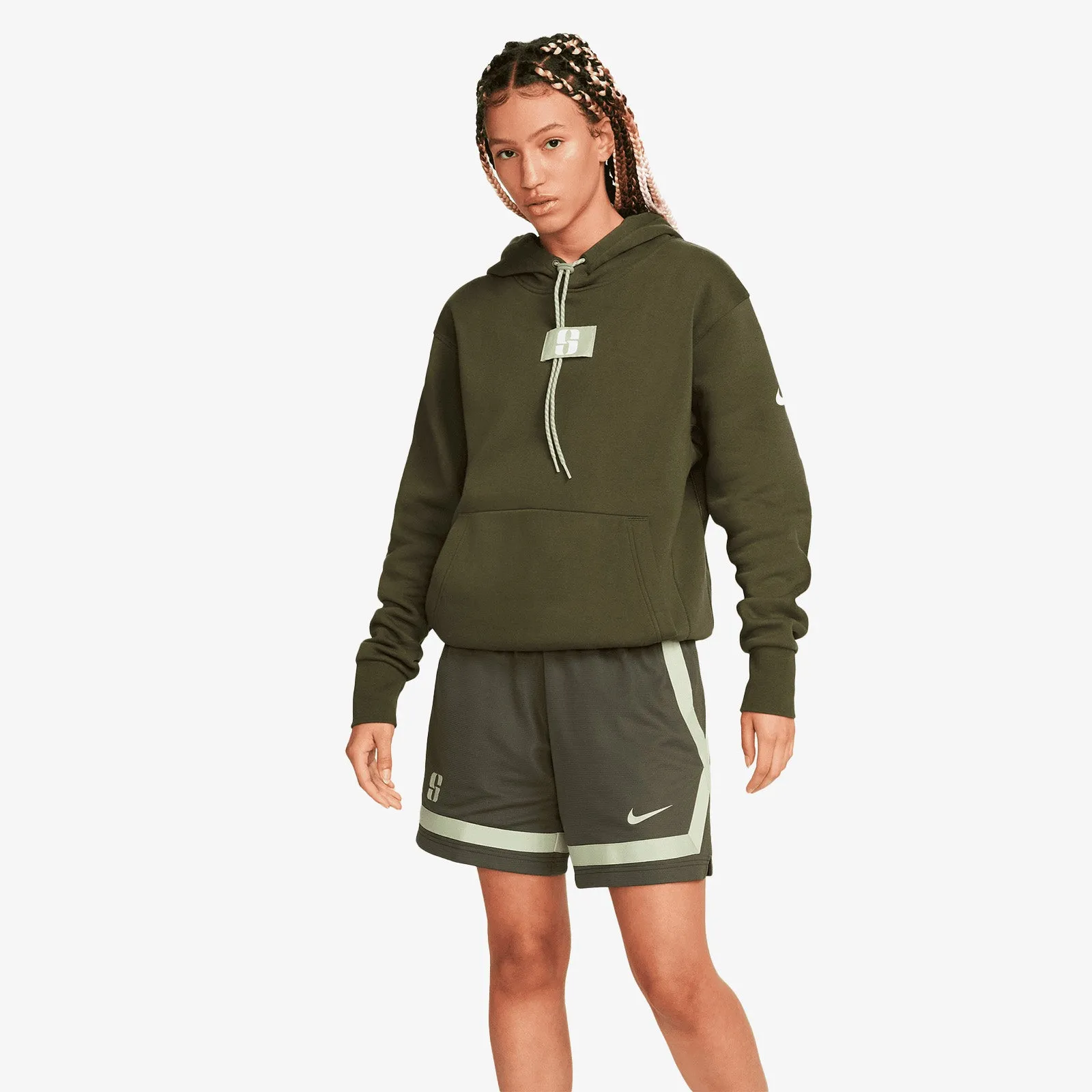 Sabrina Dri-FIT Women's Mesh Shorts - Khaki