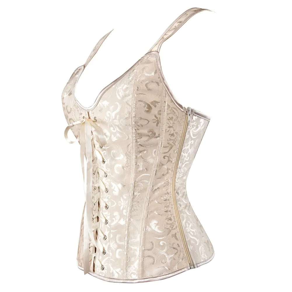 Satin Lace Up Corset