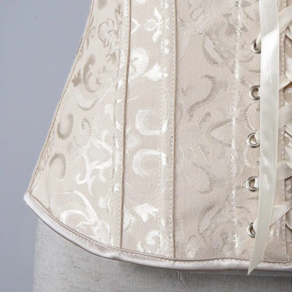 Satin Lace Up Corset