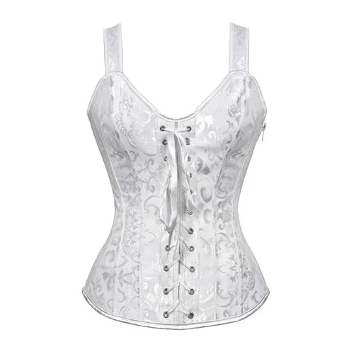 Satin Lace Up Corset