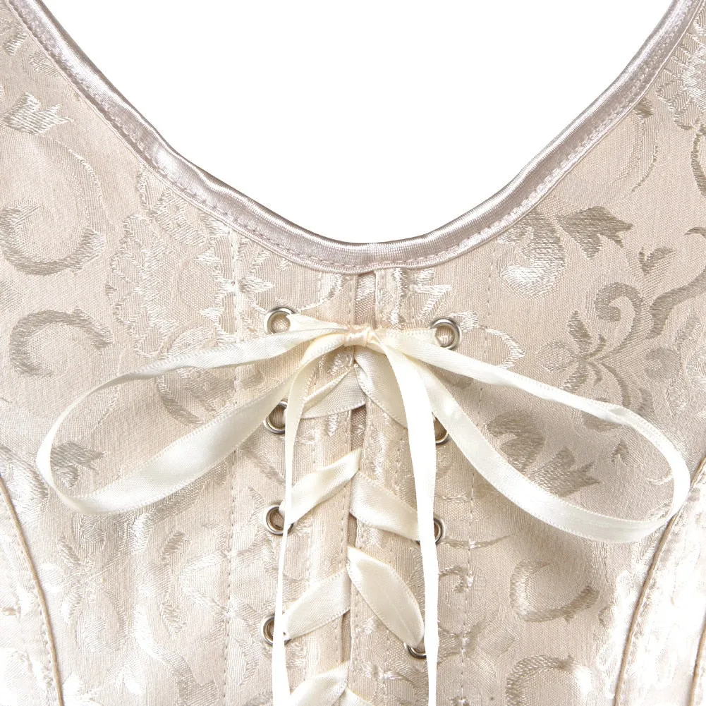 Satin Lace Up Corset