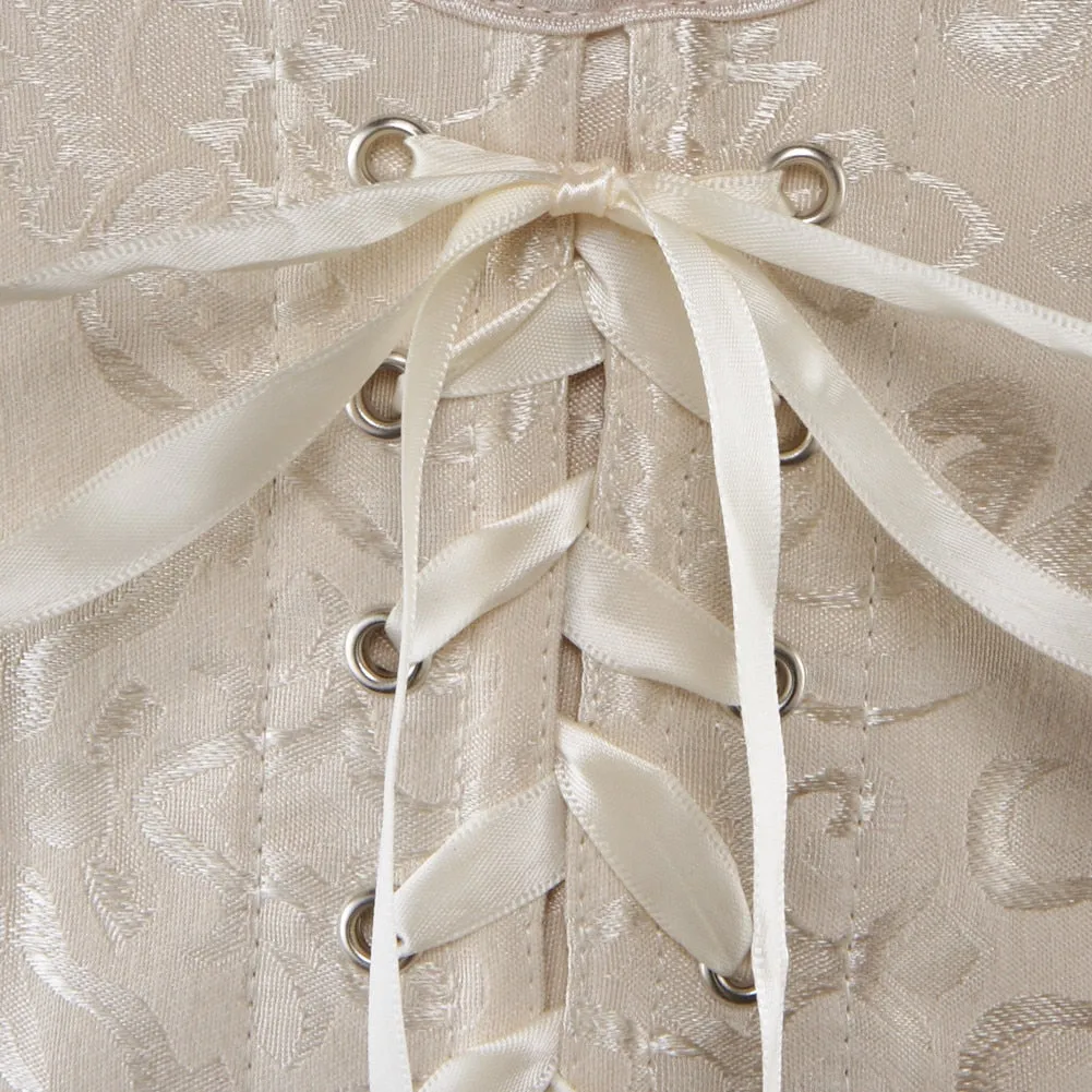 Satin Lace Up Corset