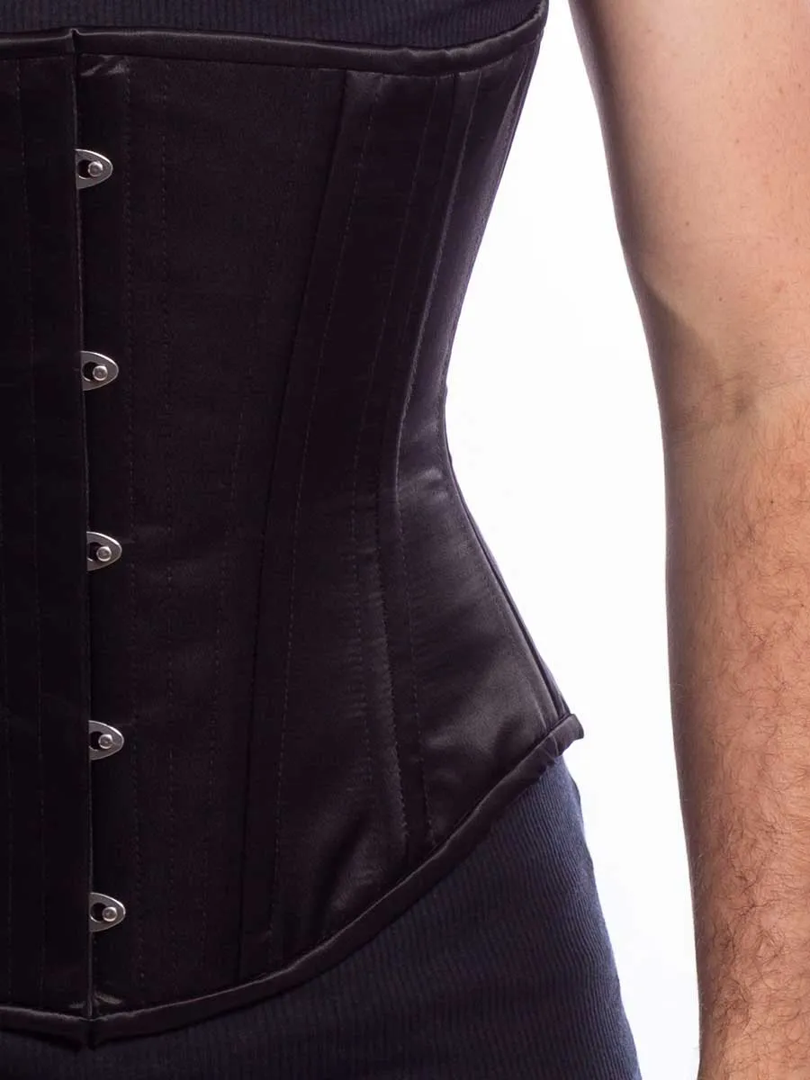 Satin Modern Curve Longline Underbust Corset : CS-701