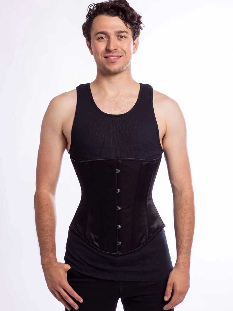 Satin Modern Curve Longline Underbust Corset : CS-701
