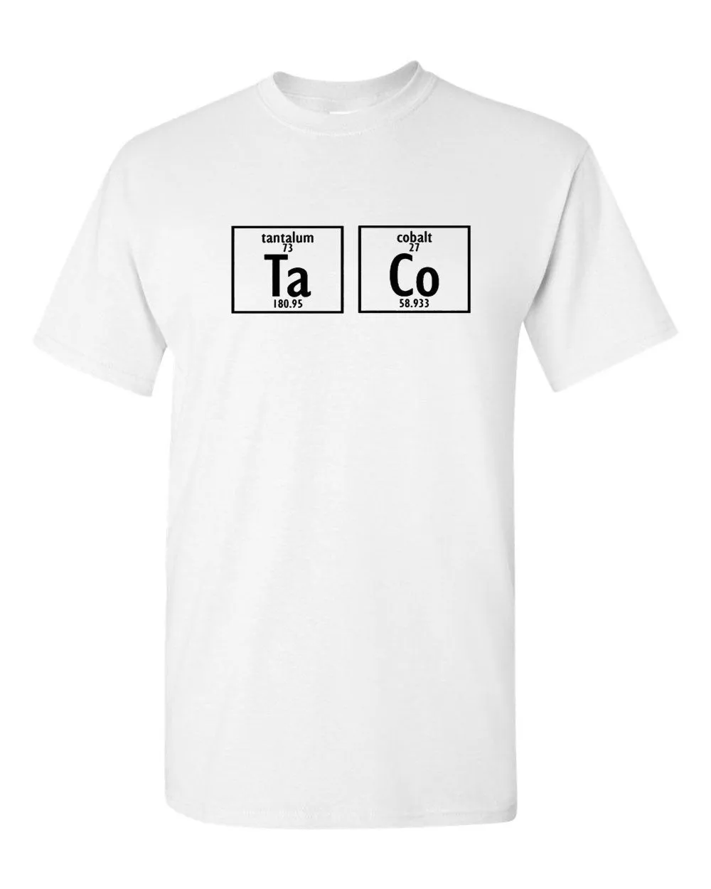 Science Taco T-SHIRT - Periodic Table Nerd Tacos College Chemistry