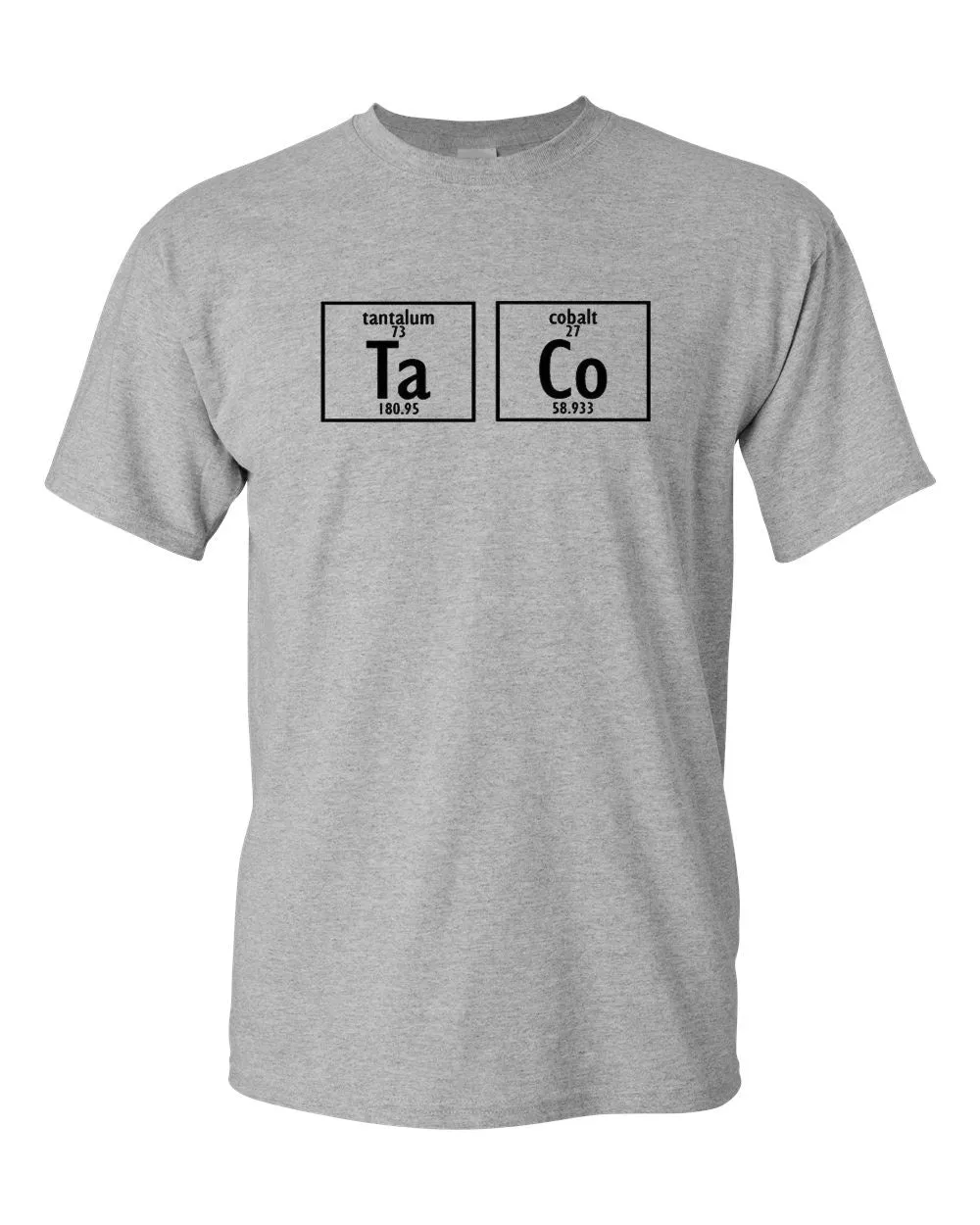 Science Taco T-SHIRT - Periodic Table Nerd Tacos College Chemistry