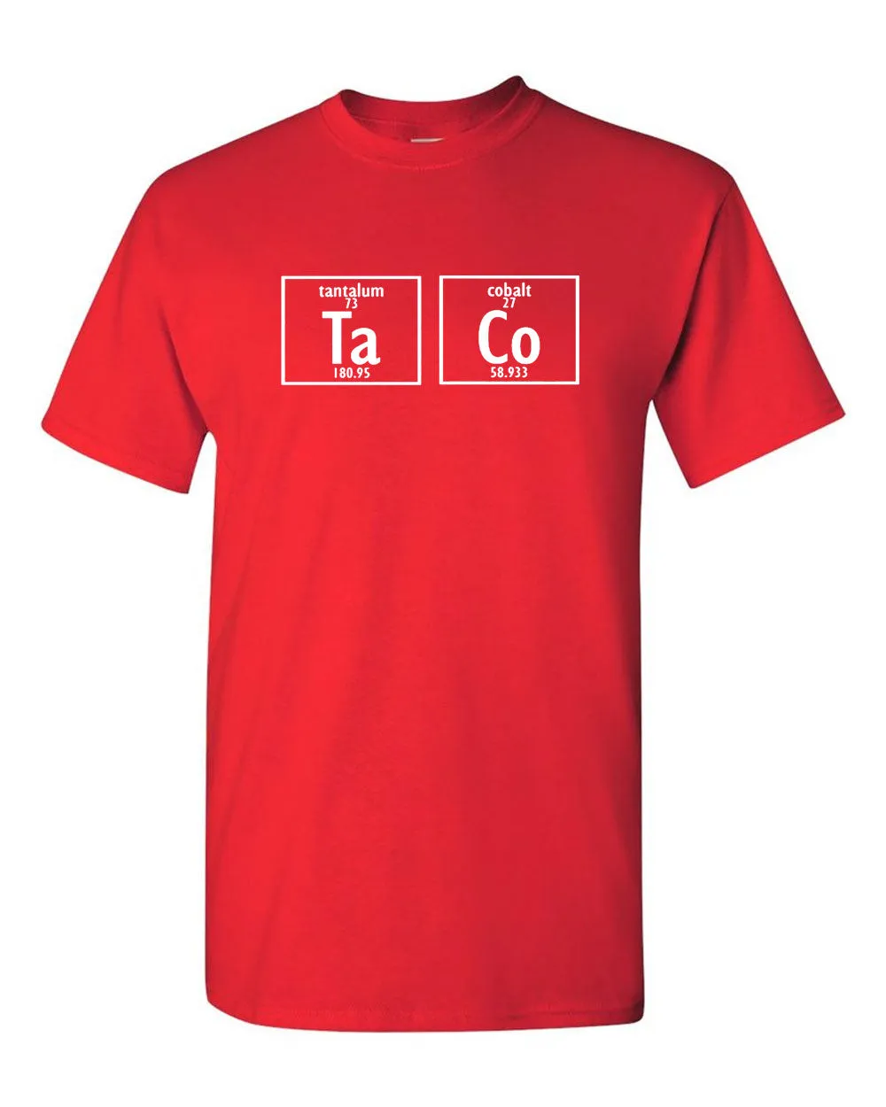 Science Taco T-SHIRT - Periodic Table Nerd Tacos College Chemistry