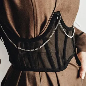Sexy Black Slim Waist Corset
