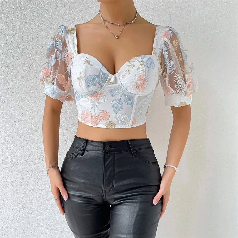 Sexy Bra Women Bustier Ropa Mujer Camis Body Lingerie Woman Clothes Shaper Faja Casual Underbust Ladies Corset Top Crop Blusa