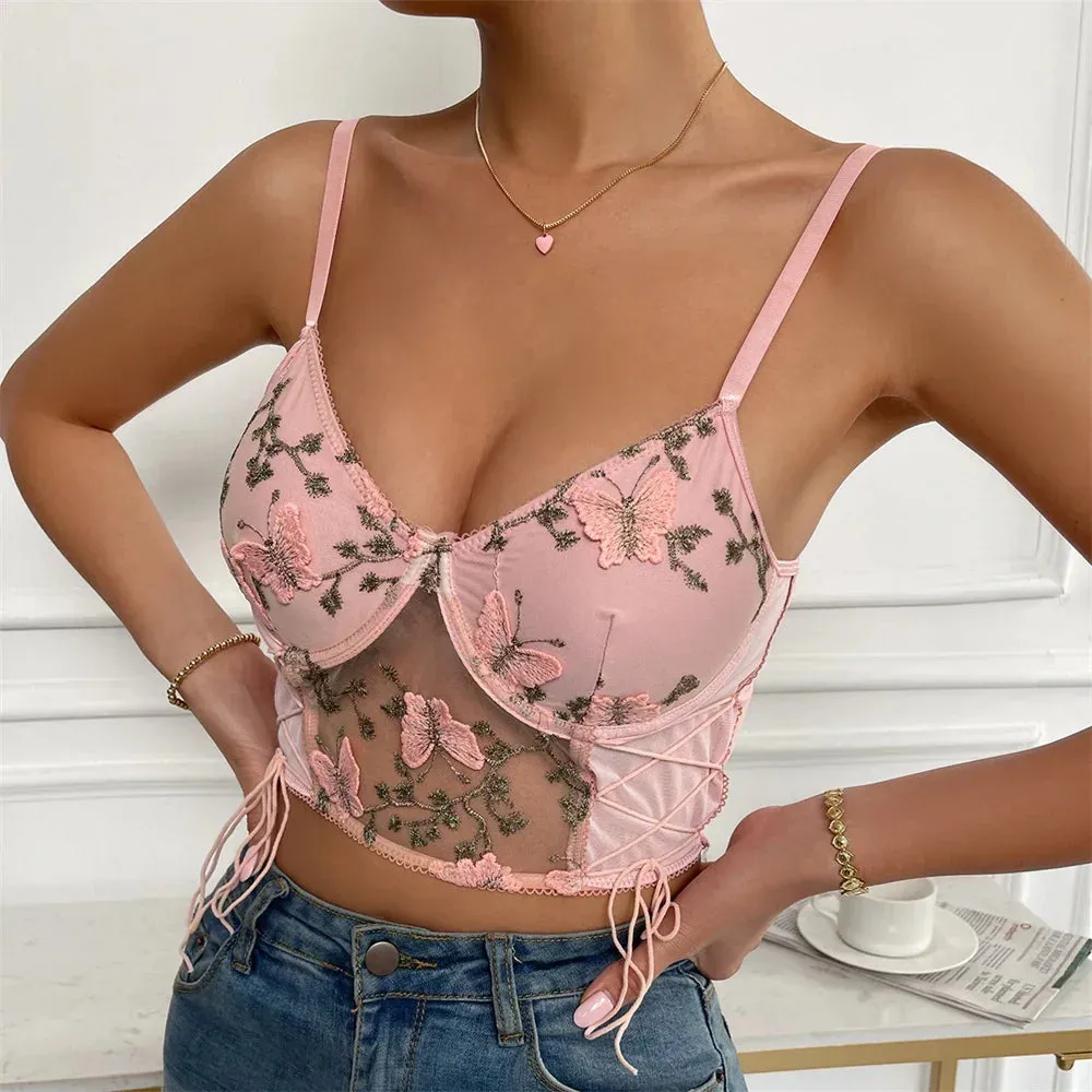 Sexy Bra Women Bustier Ropa Mujer Camis Body Lingerie Woman Clothes Shaper Faja Casual Underbust Ladies Corset Top Crop Blusa