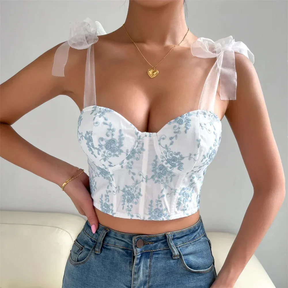 Sexy Bra Women Bustier Ropa Mujer Camis Body Lingerie Woman Clothes Shaper Faja Casual Underbust Ladies Corset Top Crop Blusa