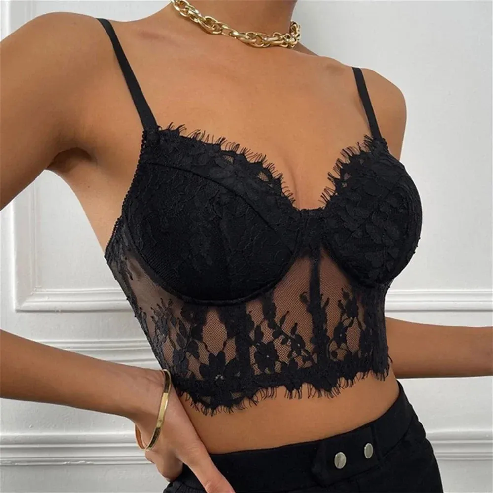 Sexy Bra Women Bustier Ropa Mujer Camis Body Lingerie Woman Clothes Shaper Faja Casual Underbust Ladies Corset Top Crop Blusa