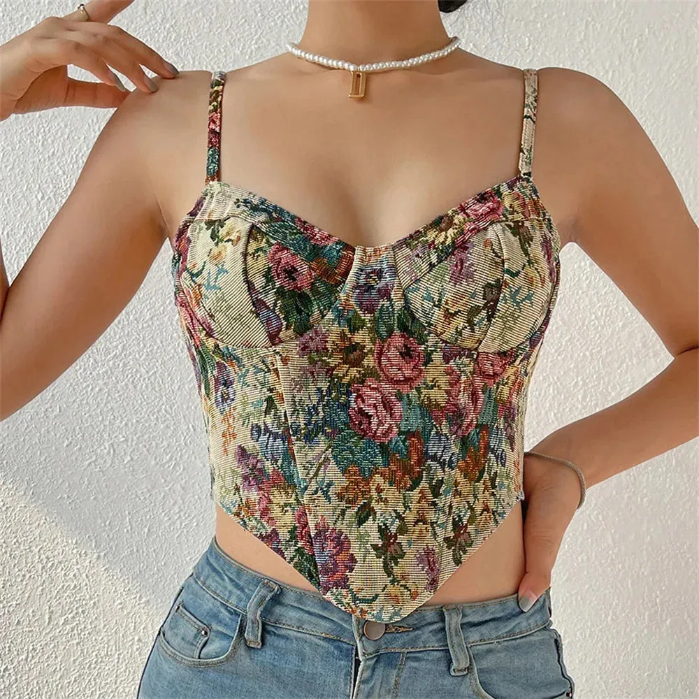 Sexy Bra Women Bustier Ropa Mujer Camis Body Lingerie Woman Clothes Shaper Faja Casual Underbust Ladies Corset Top Crop Blusa