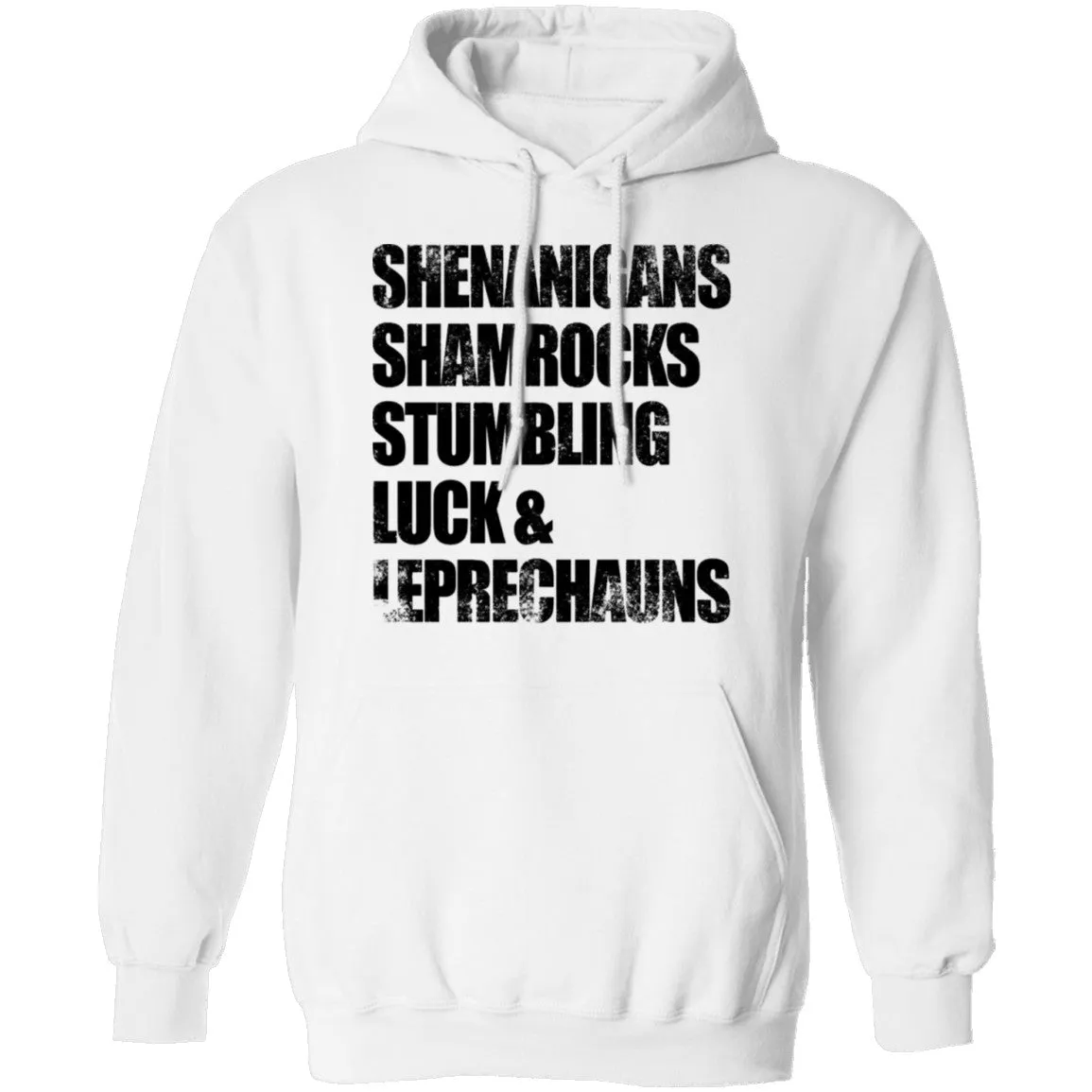 Shenanigans Shamrocks Stumbling Luck ' Leprechauns T-Shirt