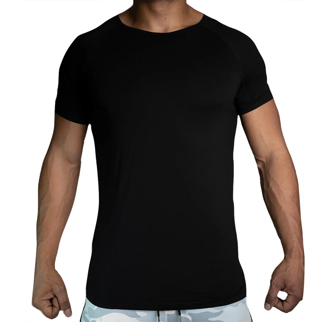 Short Sleeve Bamboo Performance Shirt - Black