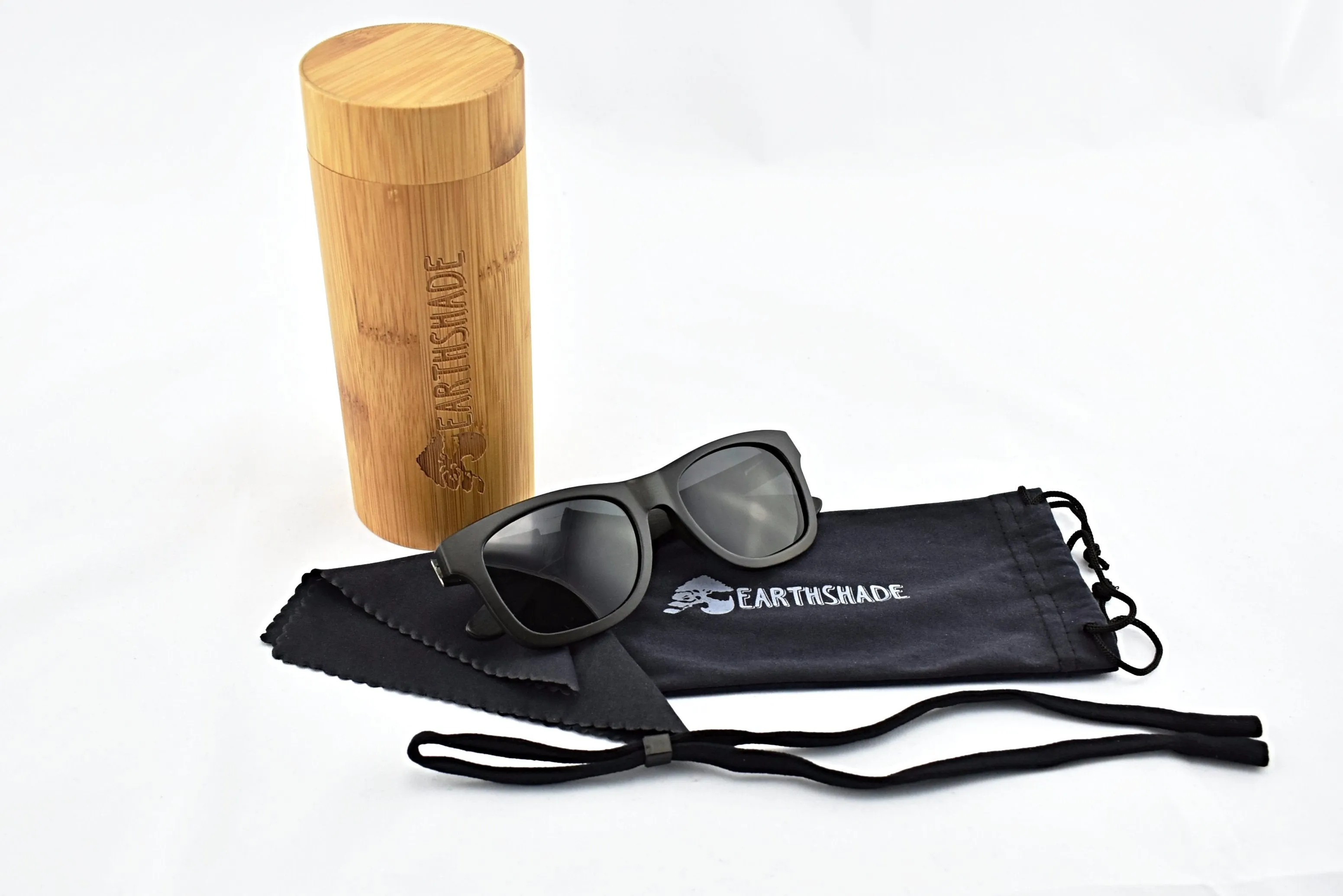 Smoke Bamboo Sunglasses - Classic