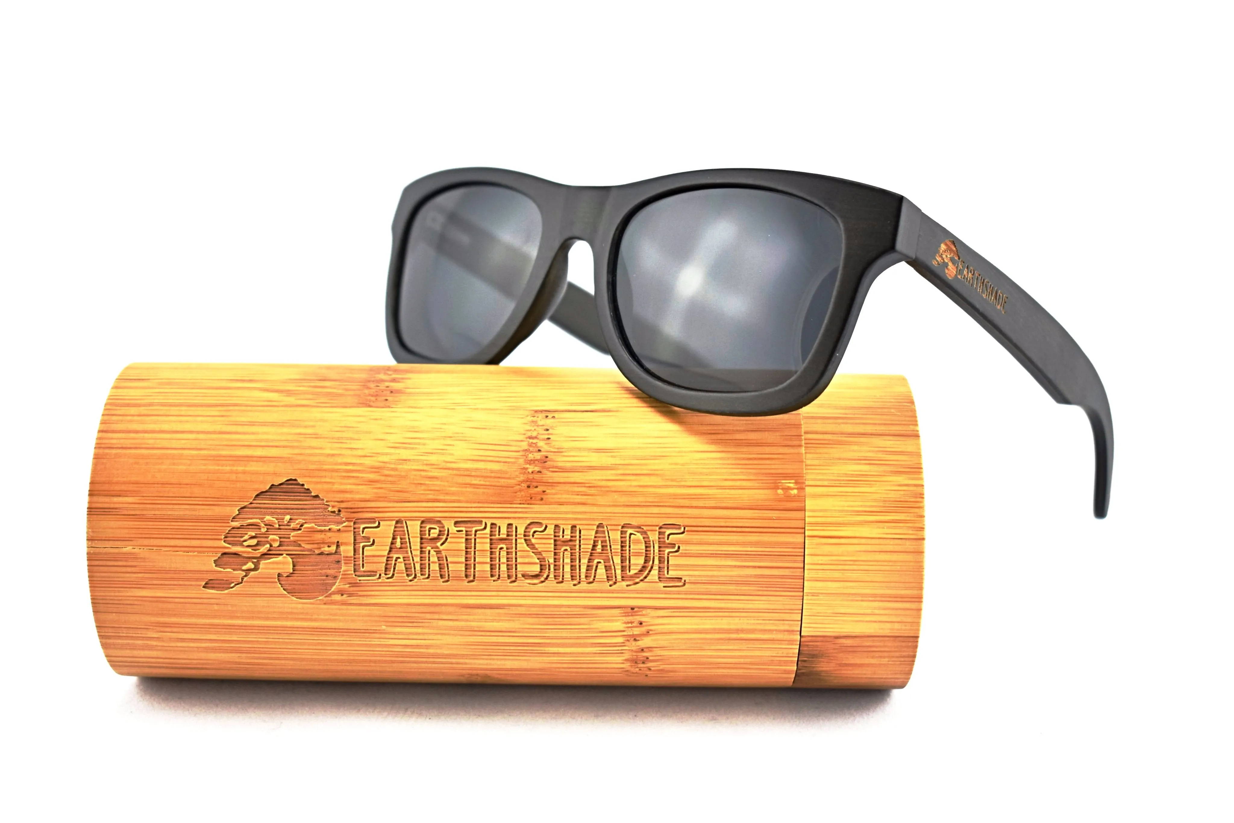 Smoke Bamboo Sunglasses - Classic