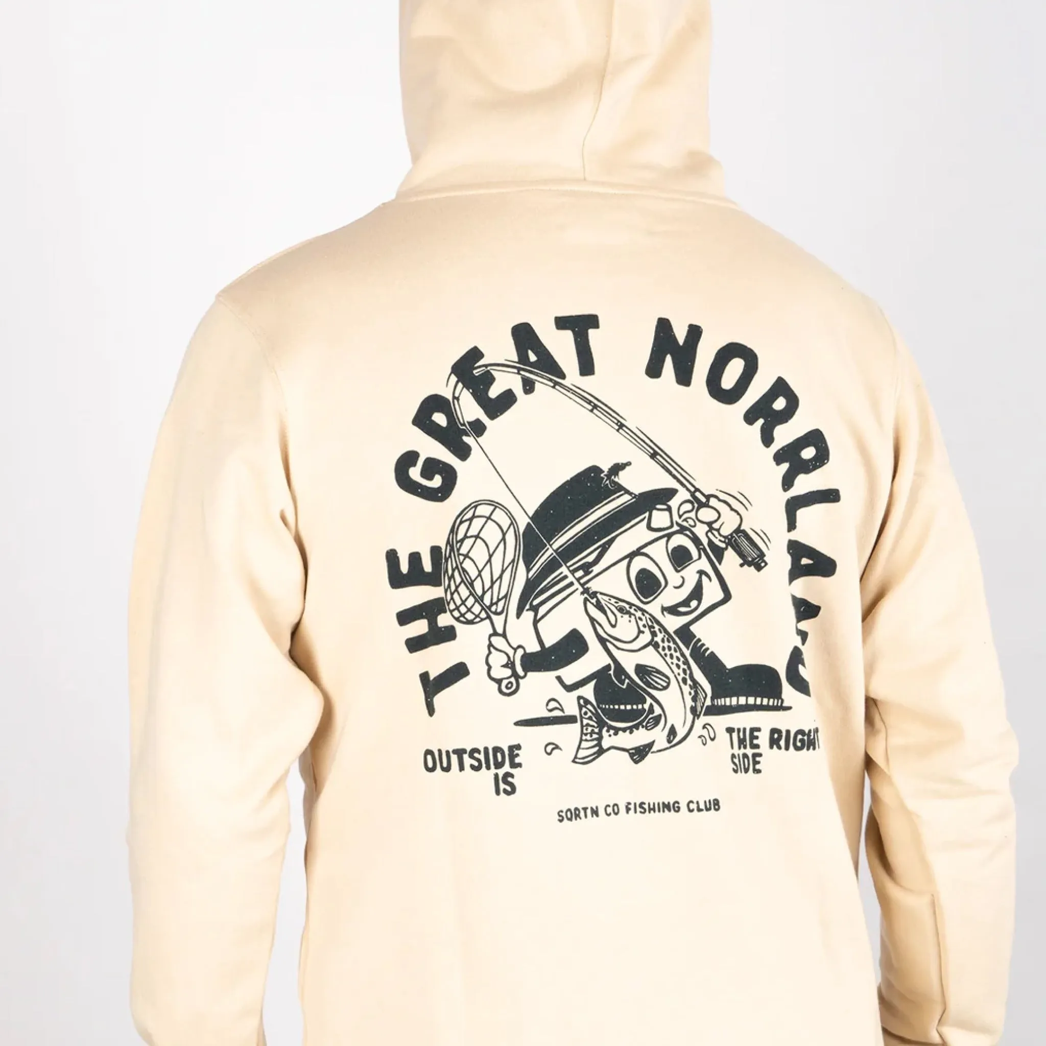 SQRTN Fiskepanna Hoodie Pale Khaki