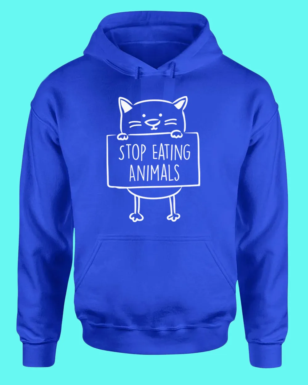 Stop Eating Animals Hoodie vegetarian Hoodie