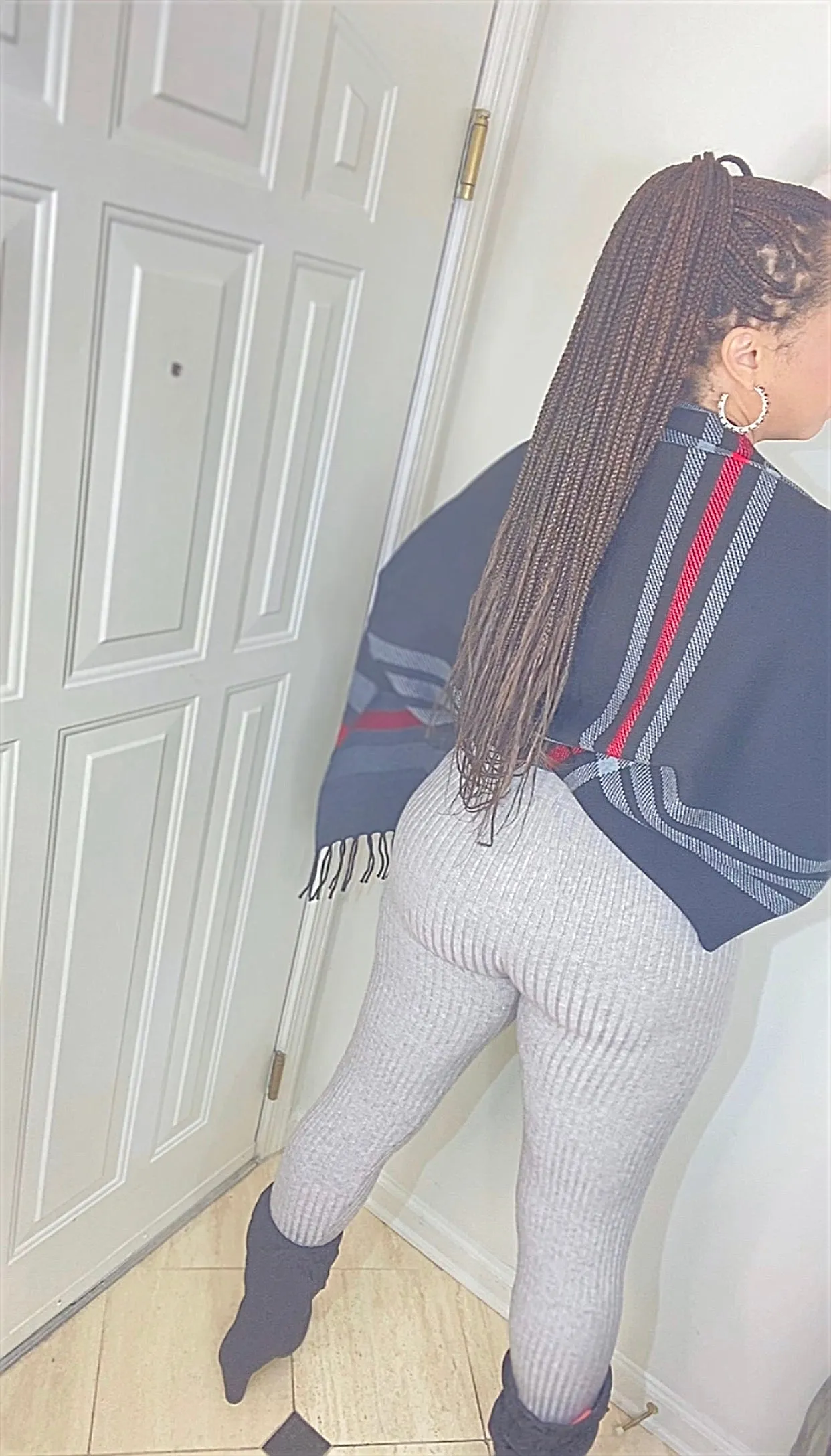 Stretchy Sweater Leggings ! HighWaisted