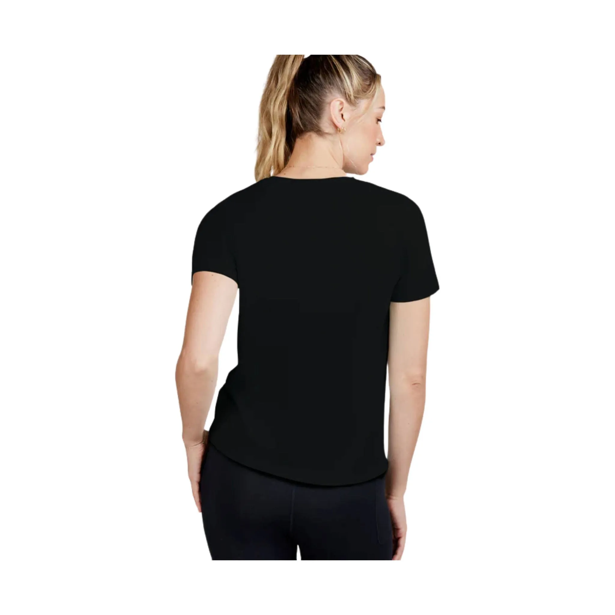 Tasc Women's All Day Short Sleeve T Shirt - Black