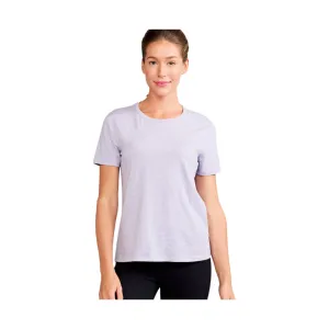 Tasc Women's All Day Short Sleeve T Shirt - Lavender Heather