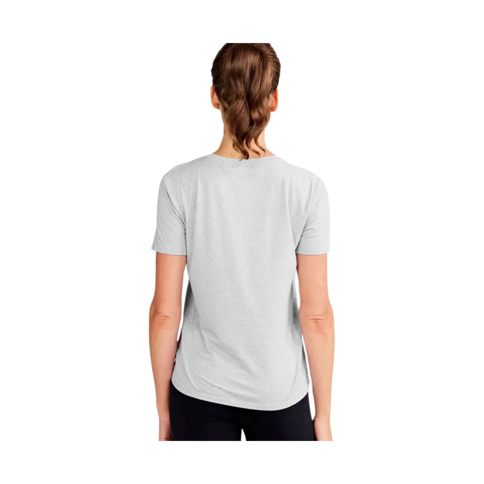 Tasc Women's All Day Short Sleeve T Shirt - Light Grey Heather