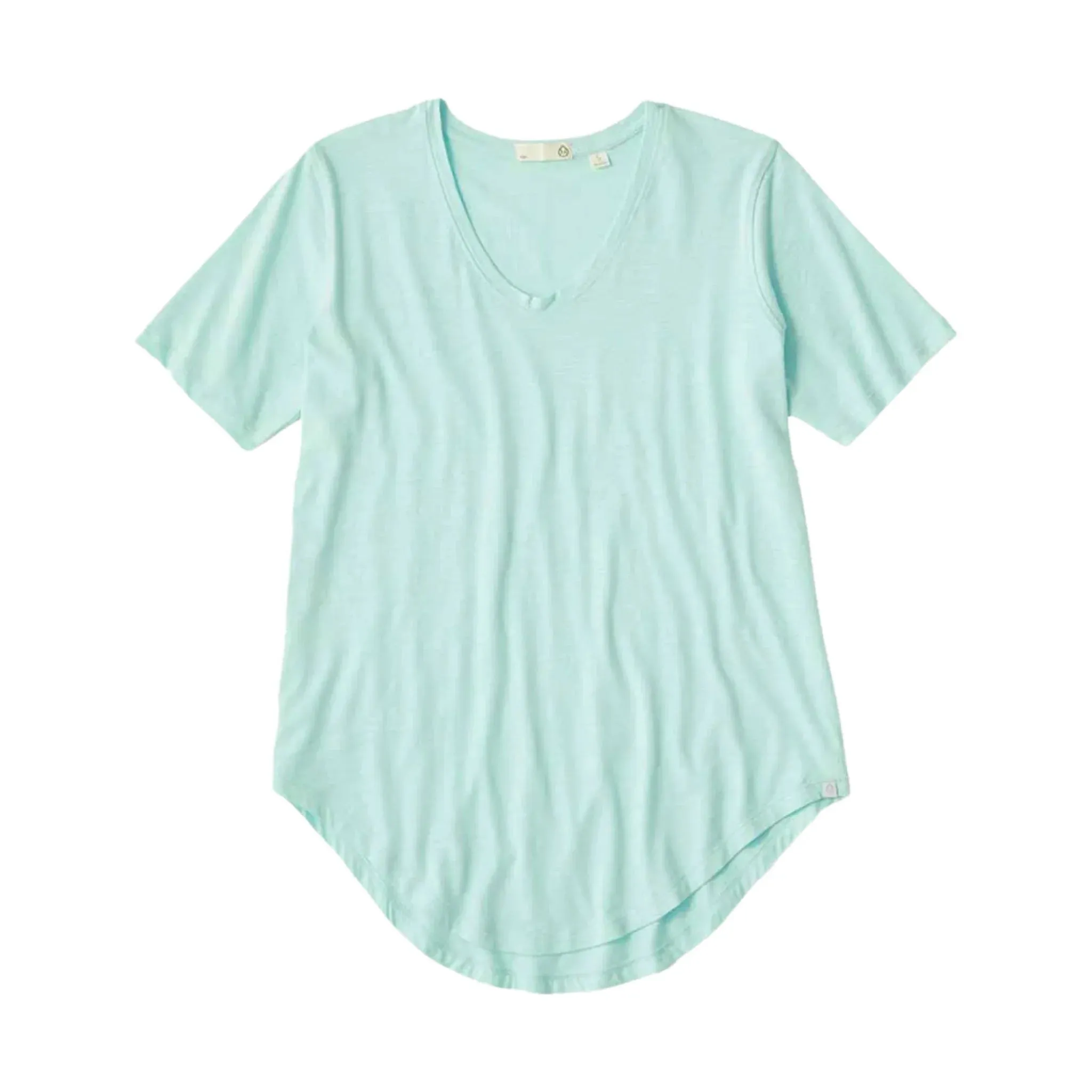 Tasc Women's Longline Boyfriend T Shirt - Joyful Blue - ONLINE STORE CREDIT/EXCHANGE ONLY