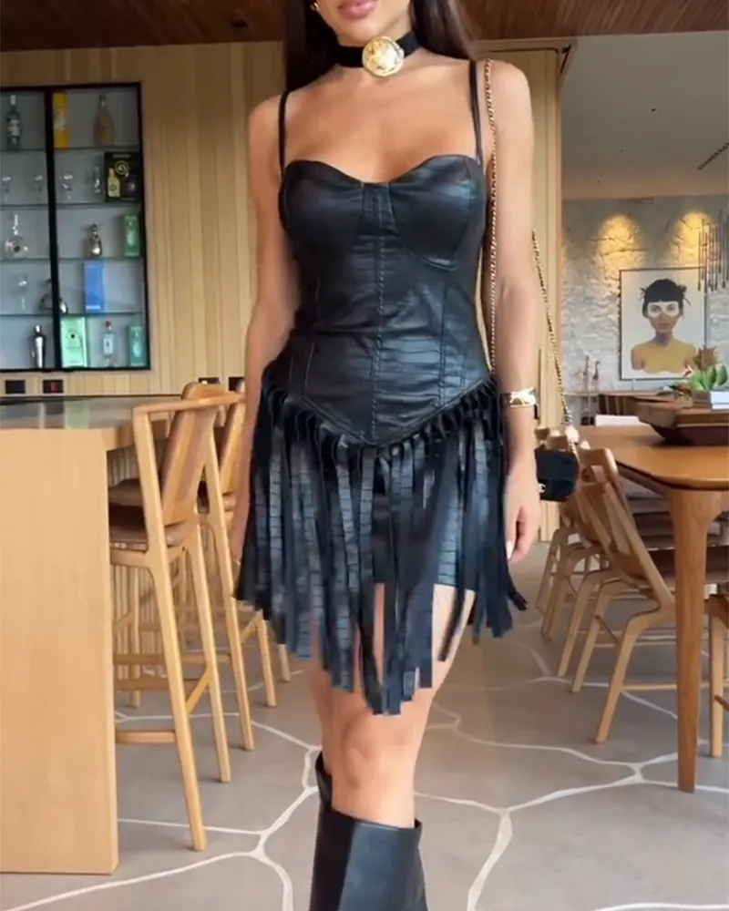 Tassel Slip Dress (Pre-Sale)