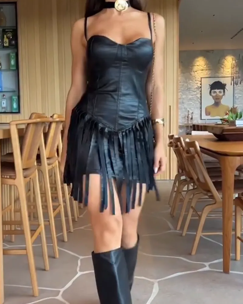 Tassel Slip Dress (Pre-Sale)