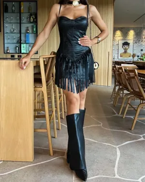 Tassel Slip Dress (Pre-Sale)