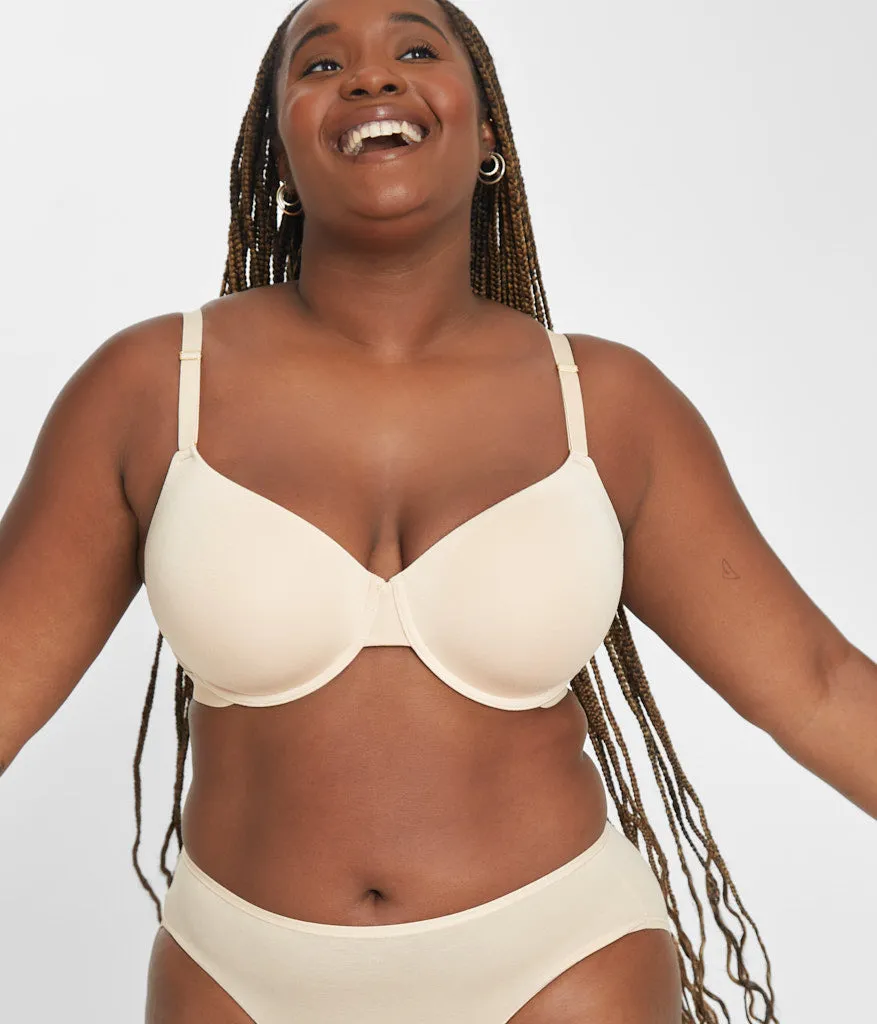 The All-Day T-Shirt Bra Bundle: Toasted Almond/Jet Black