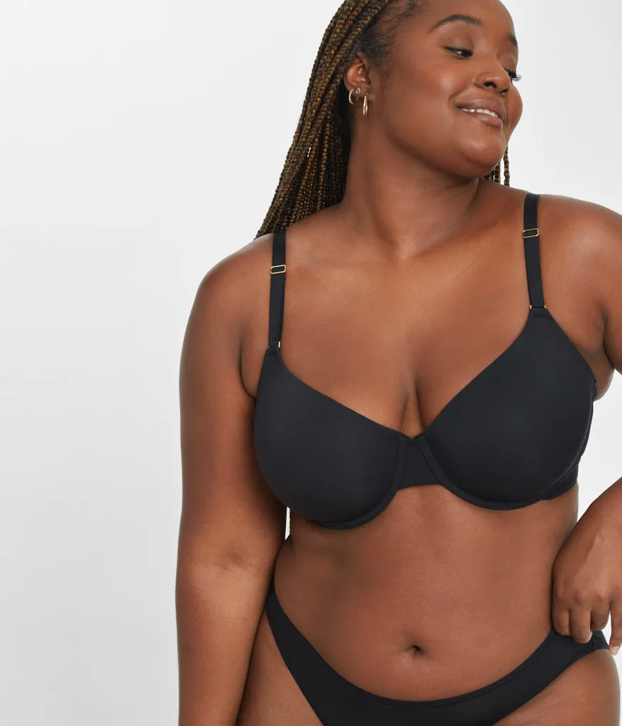 The All-Day T-Shirt Bra Bundle: Toasted Almond/Jet Black