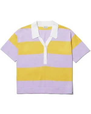 The Buell Polo in Lilac and Gold