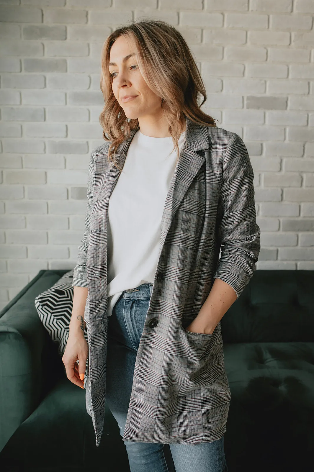 The Get Plaid Blazer