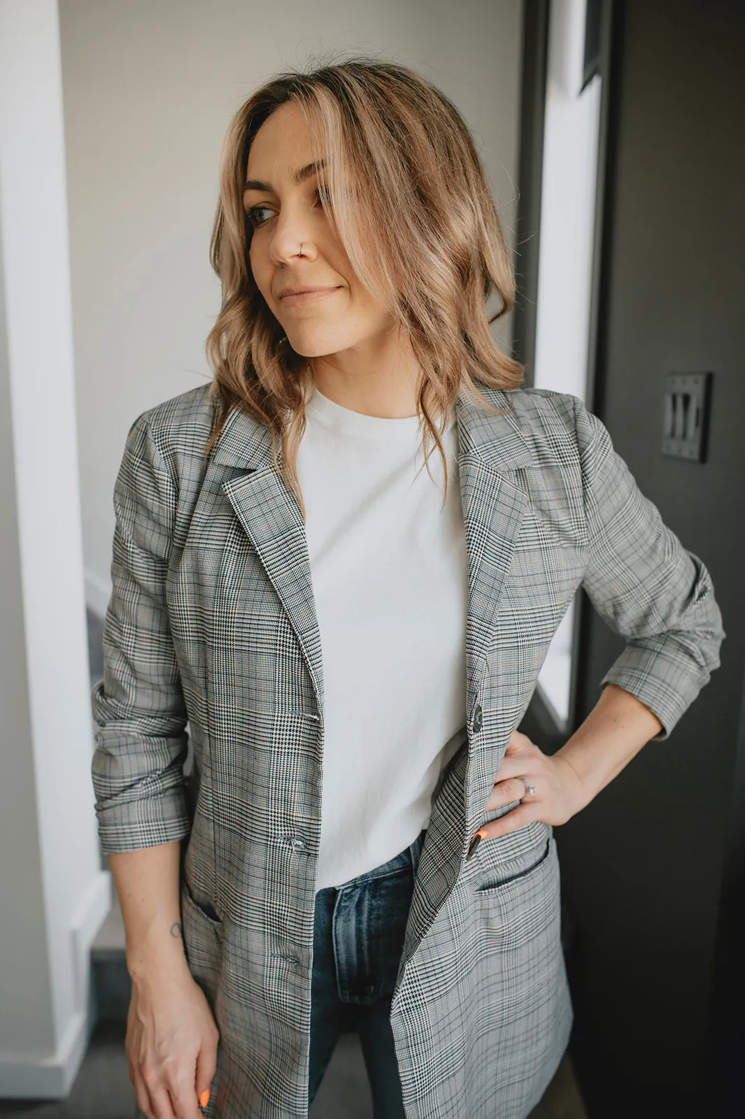 The Get Plaid Blazer