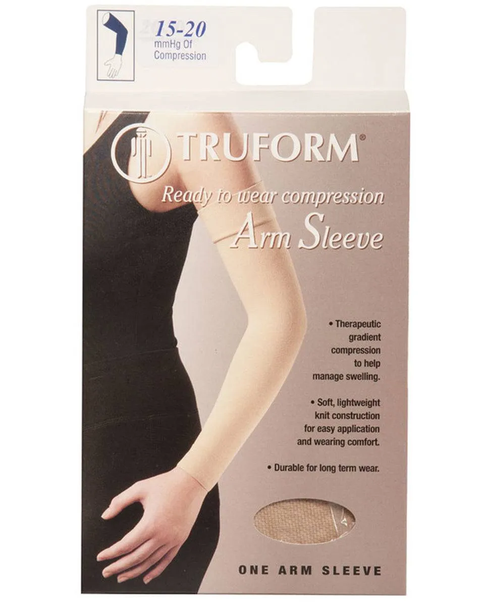 Truform Compression Arm Sleeve 15-20 mmHg with "Soft Top" fit - 3315